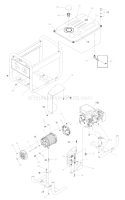 Page B Diagram and Parts List for 030252-0  Briggs and Stratton Generator